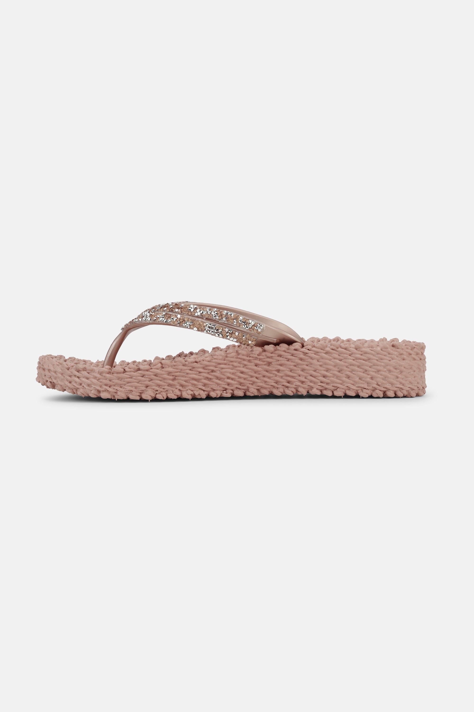 Platform Klipklapper Glimmersten - Misty Rose